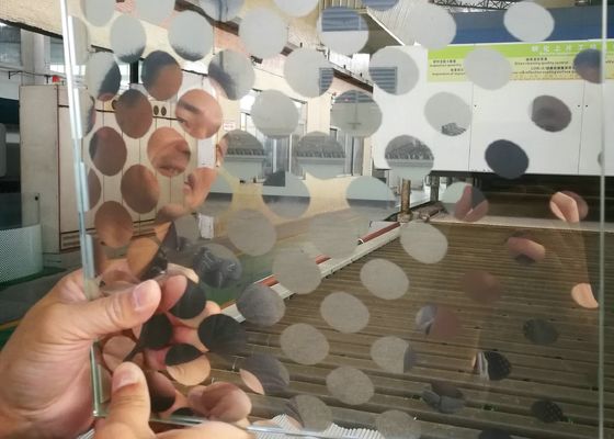 لوحة زجاجية مطبوعة بمرآة 15 مم لتزيين الأثاث