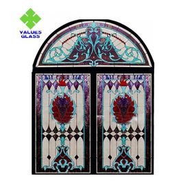 Church Stained Glass Decorative Panels 780x962mm Regular Size CE Certificated
